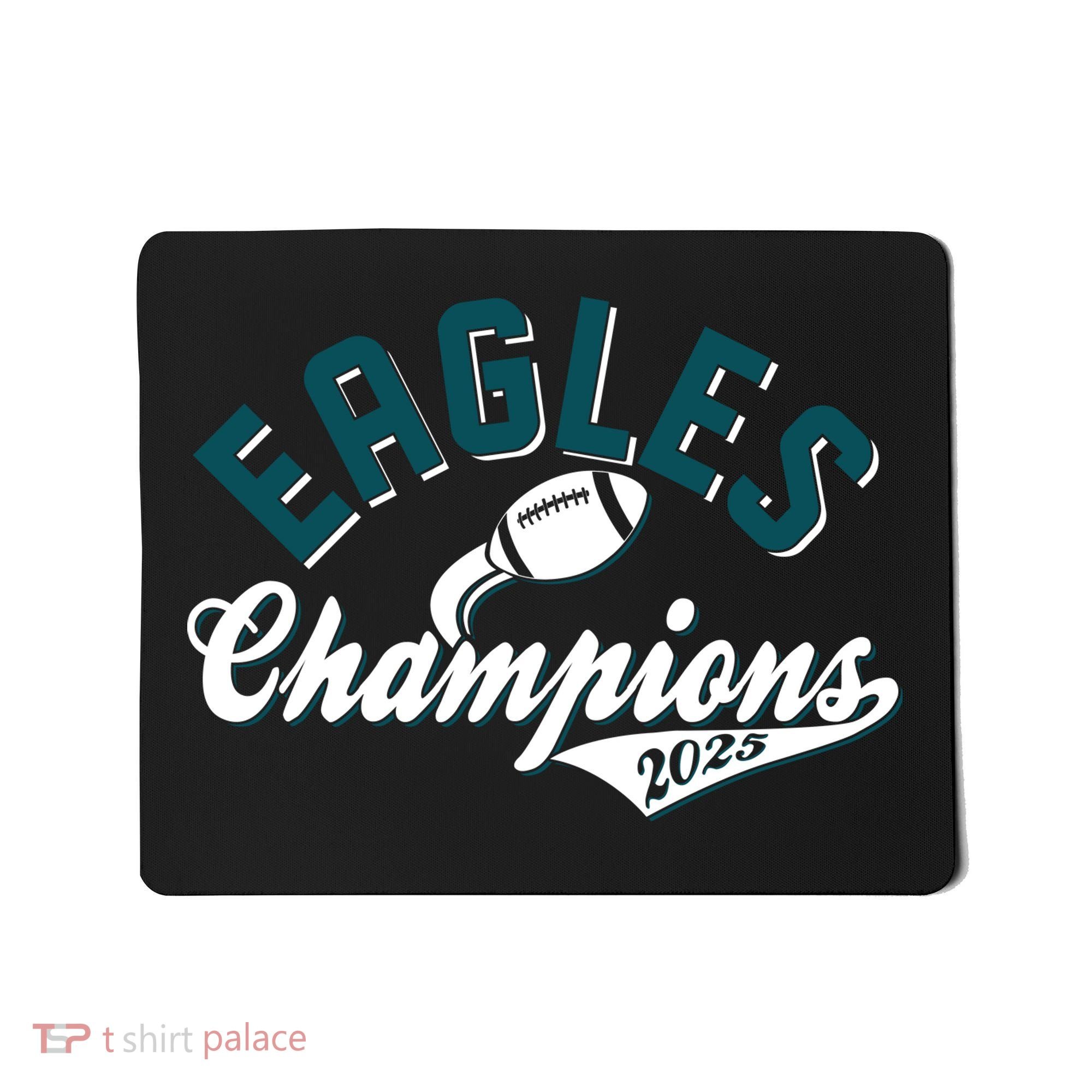 Eagles Champions Football Sports Fan Mousepad