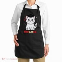 Educated Cat Graduation Cap Last Day Of School Apron thumb 2