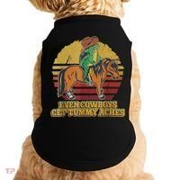 Even Cowboys Get Tummy Aches Doggie Tank thumb 0