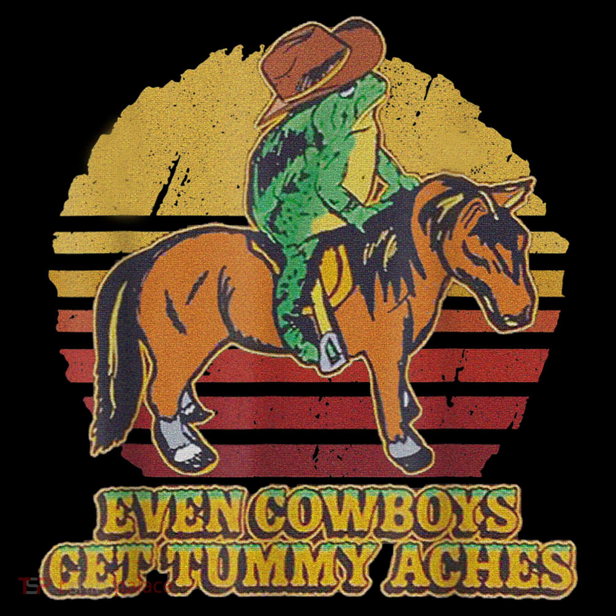 Even Cowboys Get Tummy Aches Backpack