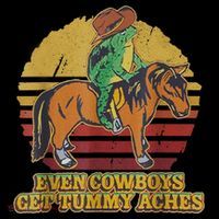 Even Cowboys Get Tummy Aches Women's Hoodie thumb 2