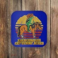 Even Cowboys Get Tummy Aches Coaster thumb 0