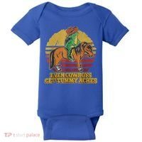 Even Cowboys Get Tummy Aches Baby Bodysuit thumb 0