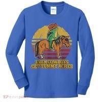 Even Cowboys Get Tummy Aches Kids Long Sleeve Shirt thumb 0