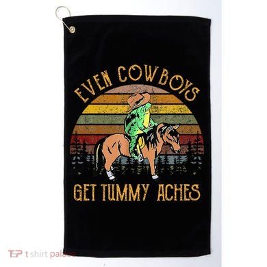 Even Cows Get Tummy Aches Golf Towel