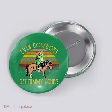 Even Cows Get Tummy Aches Button