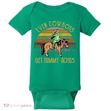 Even Cows Get Tummy Aches Baby Bodysuit