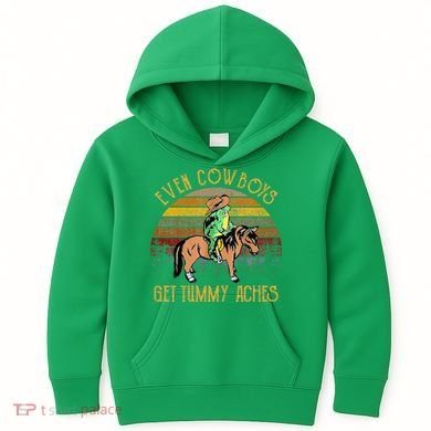 Even Cows Get Tummy Aches Kids Hoodie