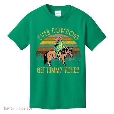Even Cows Get Tummy Aches Kids T-Shirt
