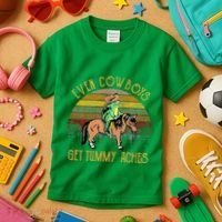 Even Cows Get Tummy Aches Kids T-Shirt thumb 3