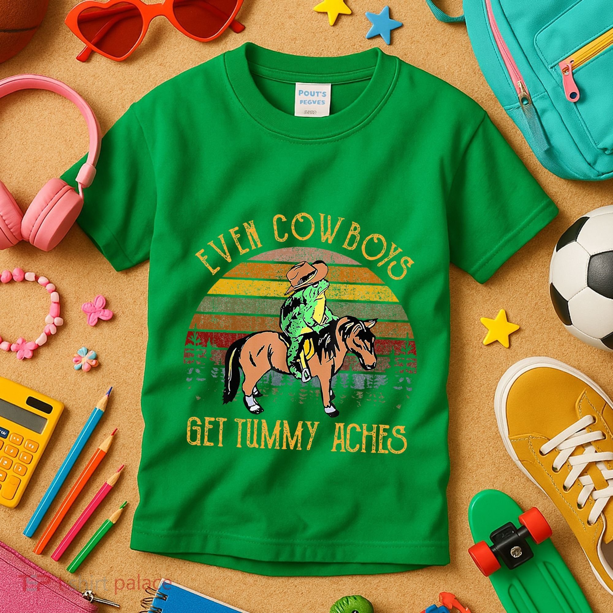 Even Cows Get Tummy Aches Kids T-Shirt