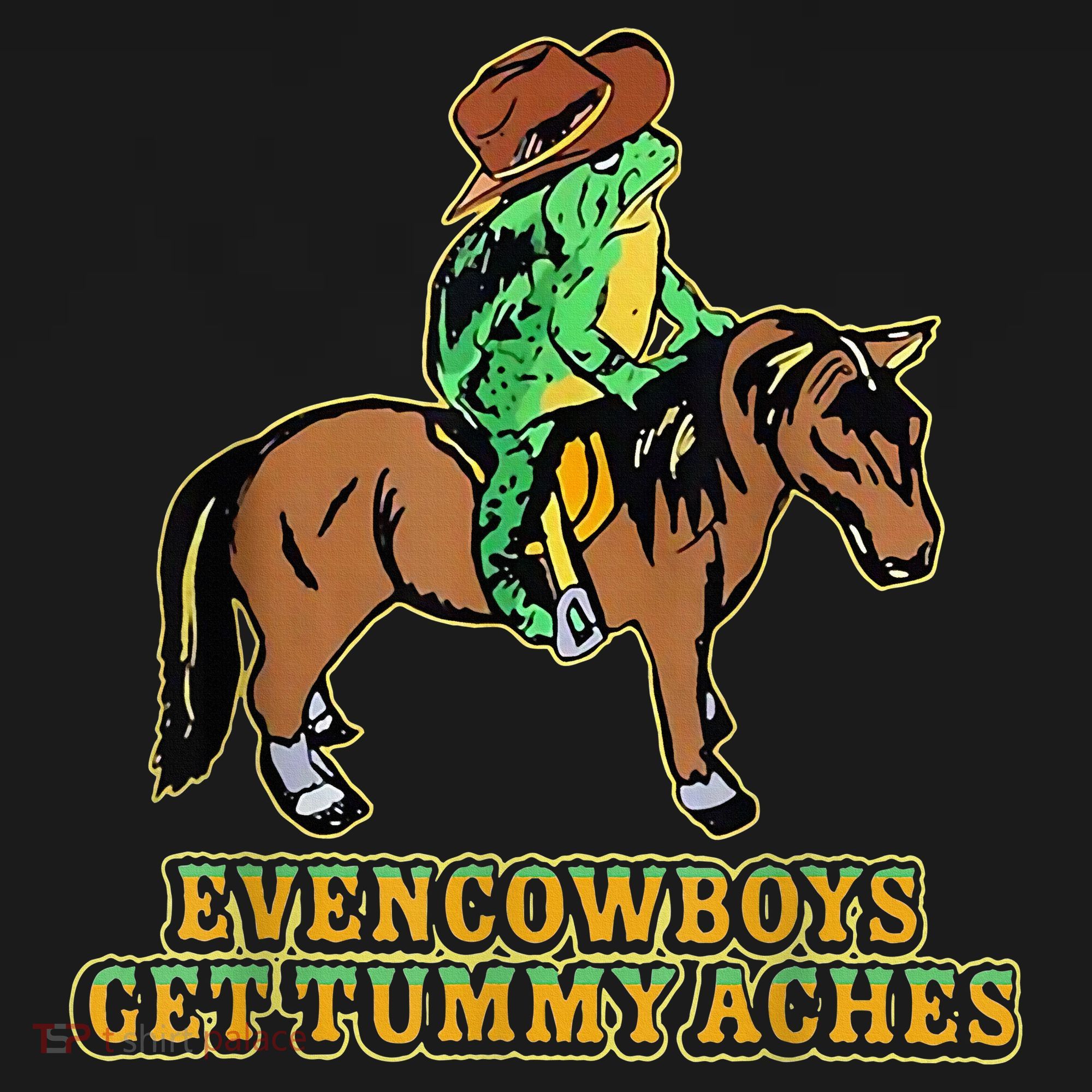 Even Cowboys Get Tummy Aches Doggie Tank