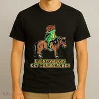 Even Cowboys Get Tummy Aches T-Shirt thumb 3