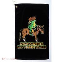 Even Cowboys Get Tummy Aches Golf Towel thumb 0