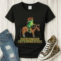 Even Cowboys Get Tummy Aches Women's T-Shirt thumb 3