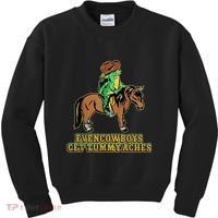 Even Cowboys Get Tummy Aches Kids Sweatshirt thumb 0