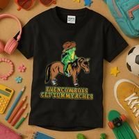 Even Cowboys Get Tummy Aches Kids T-Shirt thumb 3