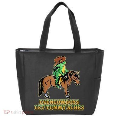 Even Cowboys Get Tummy Aches Tote Bag
