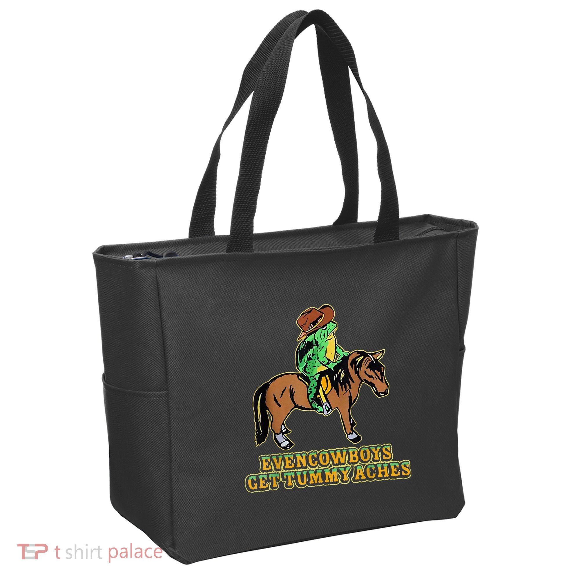 Even Cowboys Get Tummy Aches Tote Bag