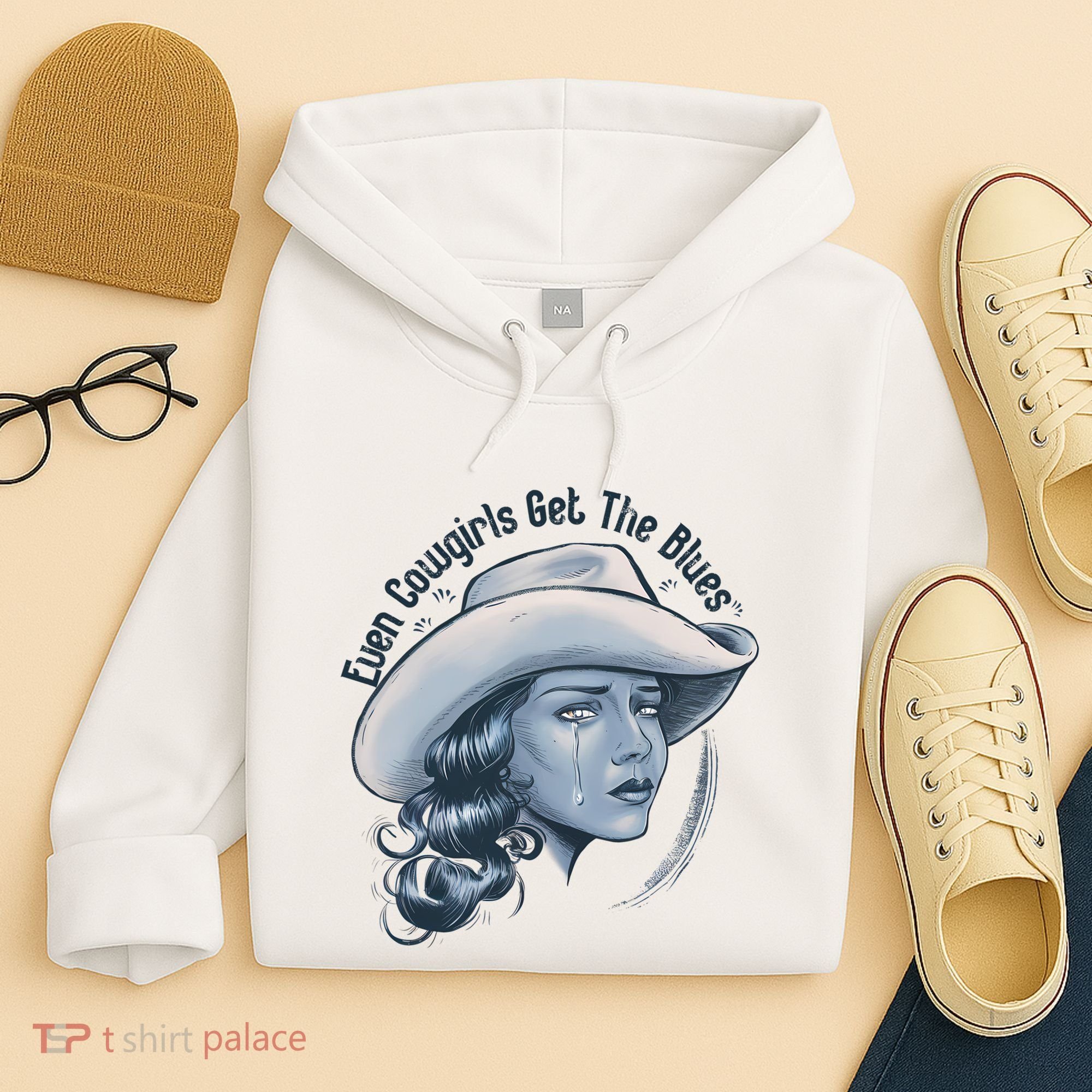Even Cowgirls Get The Blues Hoodie