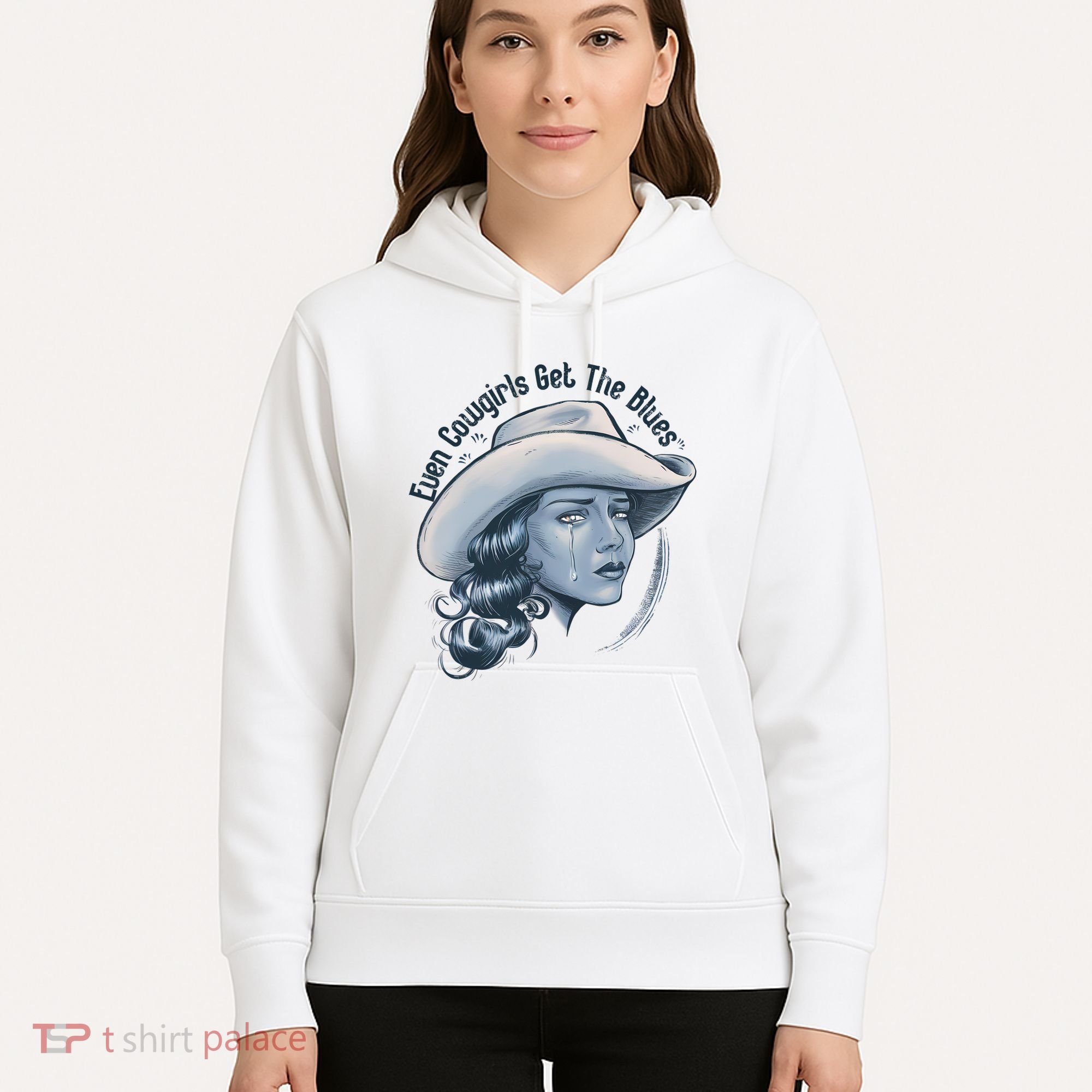 Even Cowgirls Get The Blues Hoodie
