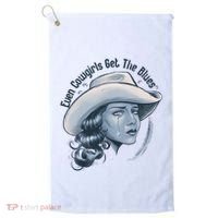 Even Cowgirls Get The Blues Golf Towel thumb 0