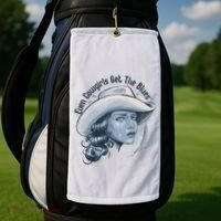 Even Cowgirls Get The Blues Golf Towel thumb 2