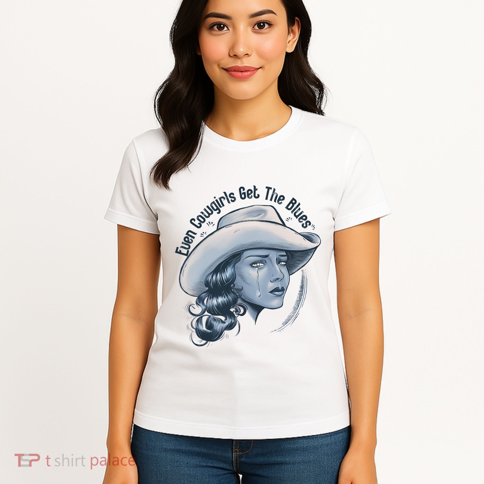 Even Cowgirls Get The Blues Women's T-Shirt
