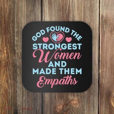 Empath Cute God Found The Strongest Wo Premium Coaster