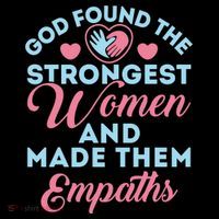 Empath Cute God Found The Strongest Wo Premium Women's Hoodie thumb 2