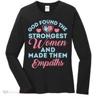 Empath Cute God Found The Strongest Wo Premium Women's Long Sleeve Shirt thumb 0