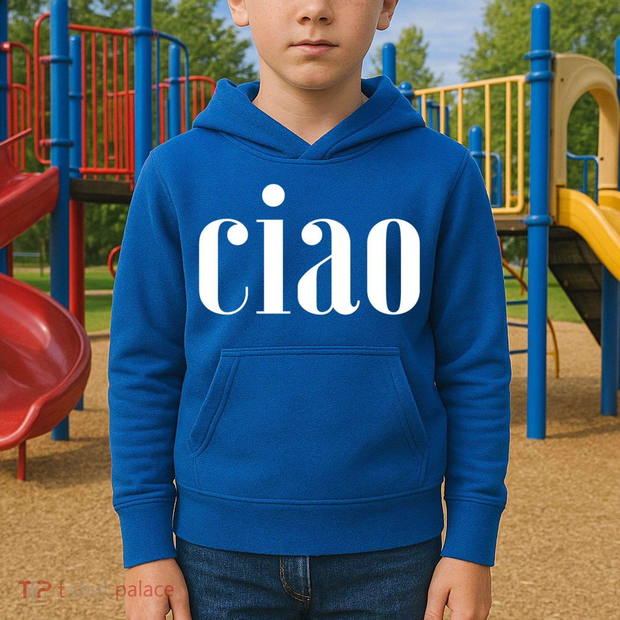 Elegant Ciao Gift Kids Hoodie