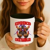 Experienced Cock Handler Fighter Funny Coffee Mug thumb 3