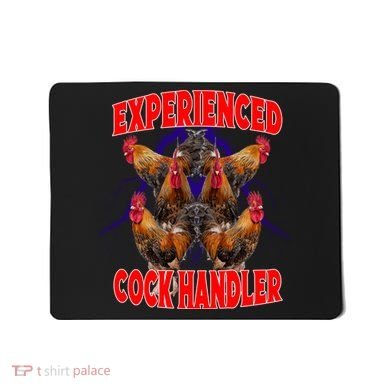 Experienced Cock Handler Fighter Funny Mousepad