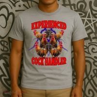 Experienced Cock Handler Fighter Funny T-Shirt thumb 3