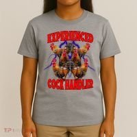 Experienced Cock Handler Fighter Funny T-Shirt thumb 4
