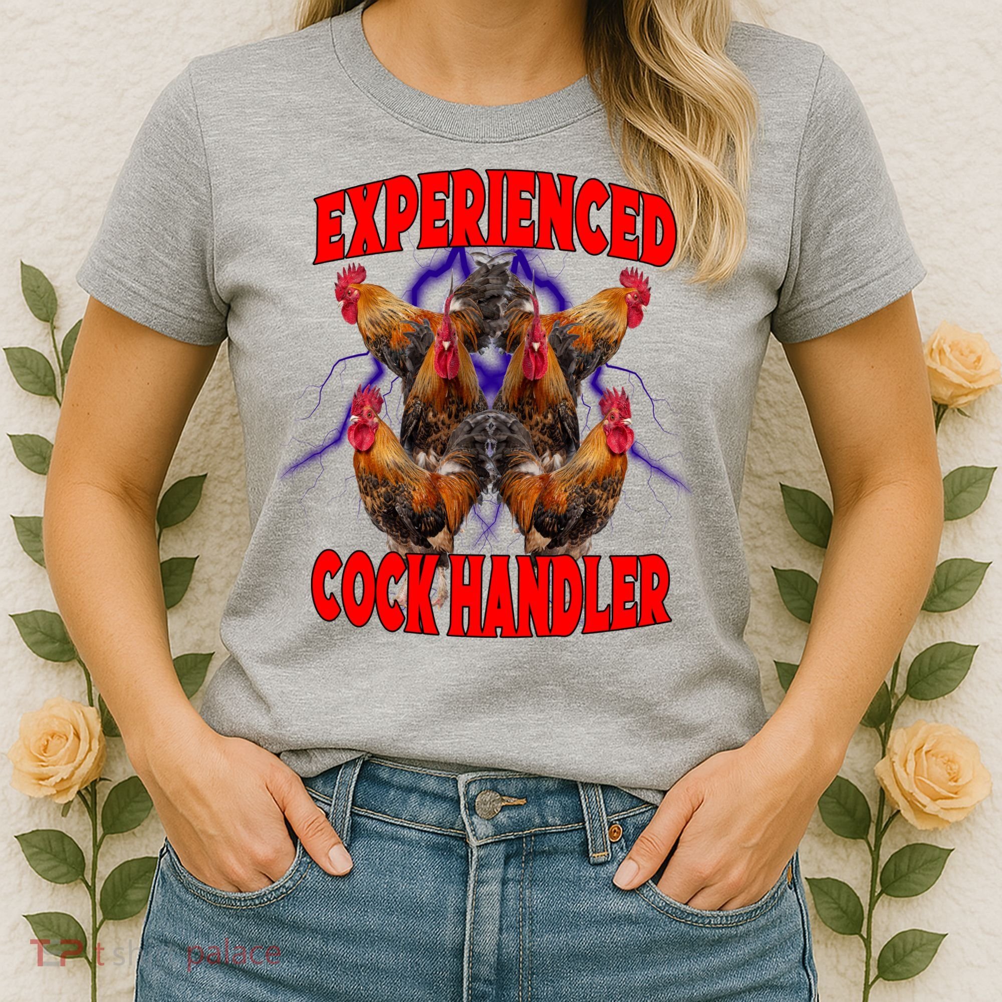 Experienced Cock Handler Fighter Funny Women's T-Shirt
