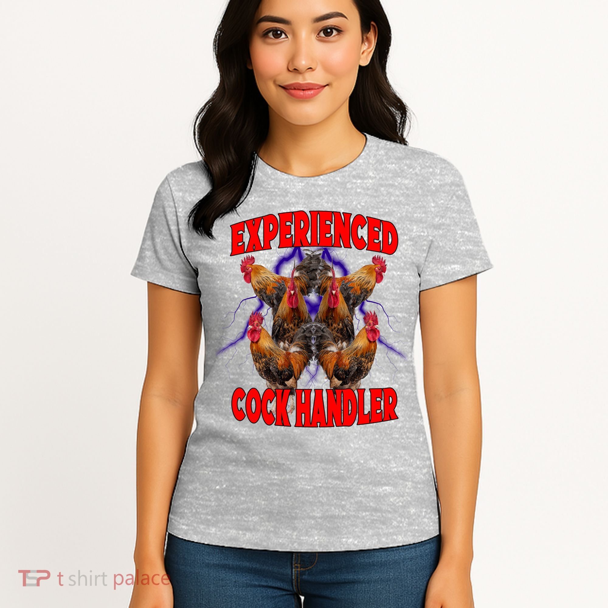 Experienced Cock Handler Fighter Funny Women's T-Shirt