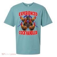 Experienced Cock Handler Fighter Funny Sueded Cloud Jersey T-Shirt thumb 0