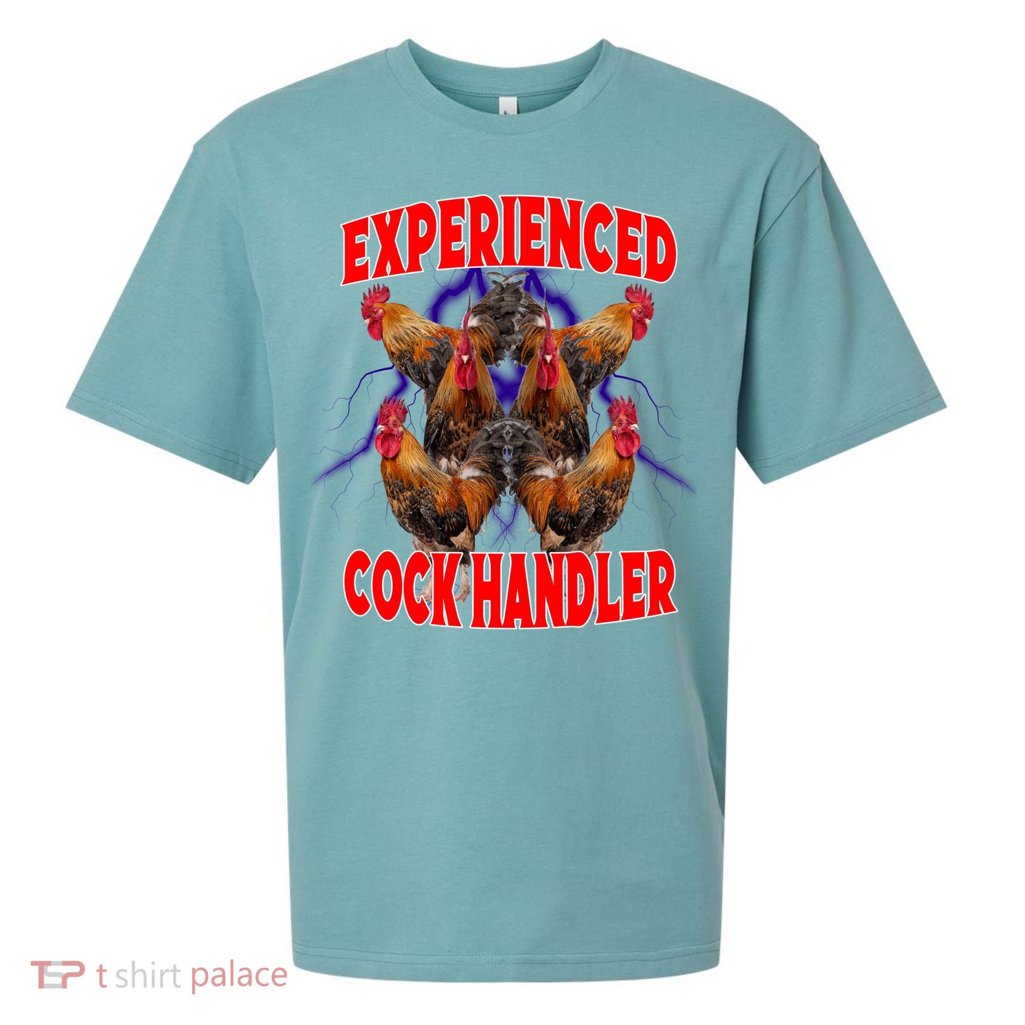 Experienced Cock Handler Fighter Funny Sueded Cloud Jersey T-Shirt