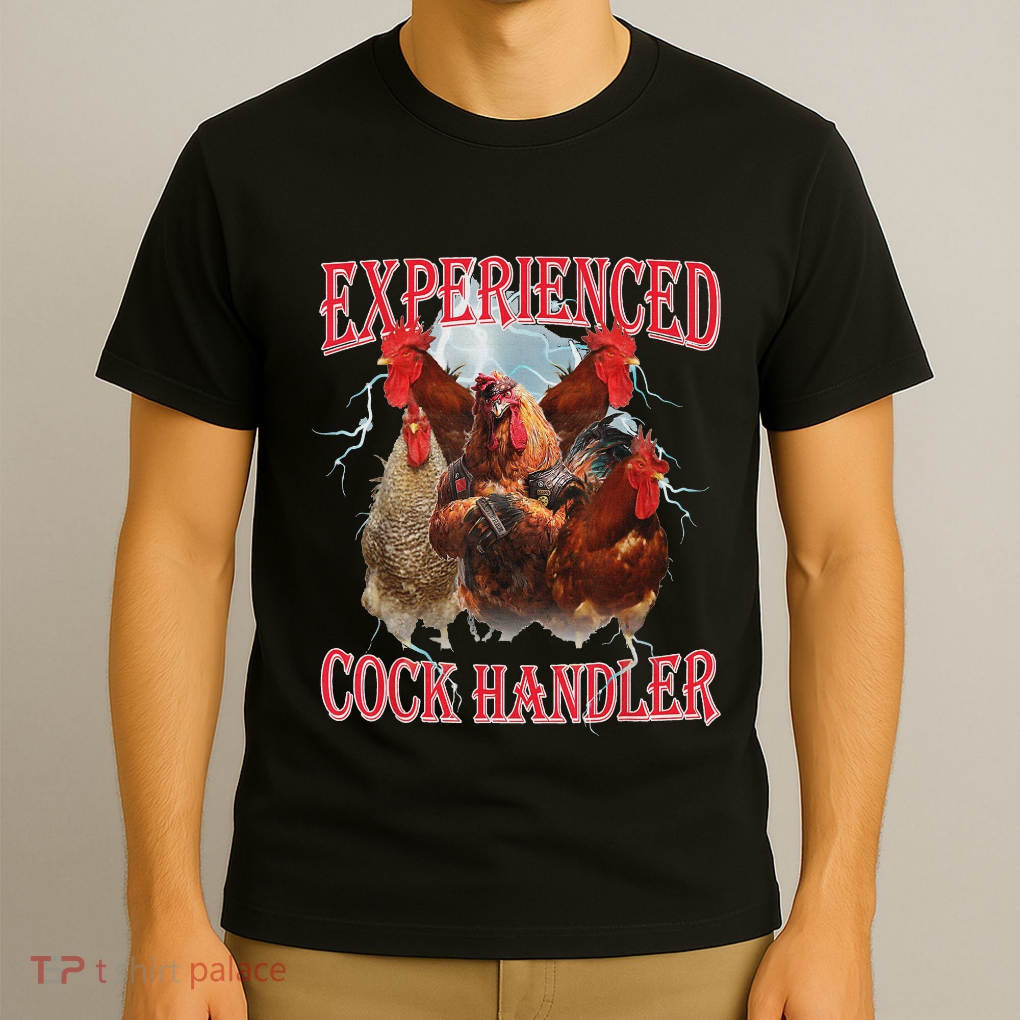 Experienced Cock Handler Funny Oddly Specific Dank Meme T-Shirt
