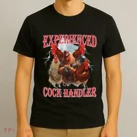 Experienced Cock Handler Funny Oddly Specific Dank Meme T-Shirt thumb 3