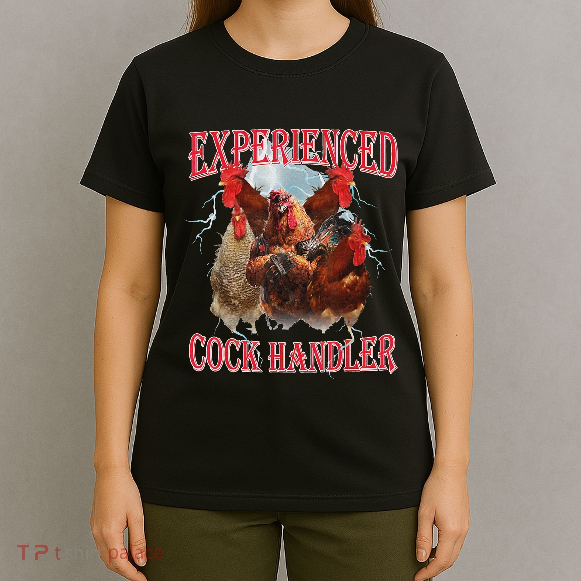 Experienced Cock Handler Funny Oddly Specific Dank Meme T-Shirt