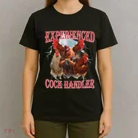 Experienced Cock Handler Funny Oddly Specific Dank Meme T-Shirt thumb 4