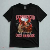Experienced Cock Handler Funny Oddly Specific Dank Meme T-Shirt thumb 5