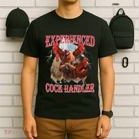 Experienced Cock Handler Funny Oddly Specific Dank Meme T-Shirt thumb 6