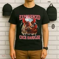 Experienced Cock Handler Funny Oddly Specific Dank Meme T-Shirt thumb 6