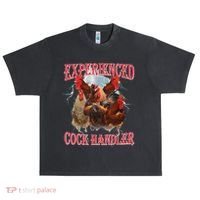 Experienced Cock Handler Funny Oddly Specific Dank Meme Urban Oversized Heavyweight T-Shirt thumb 0