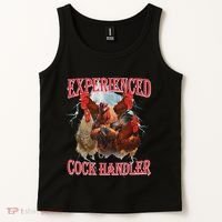 Experienced Cock Handler Funny Oddly Specific Dank Meme Tank Top thumb 2
