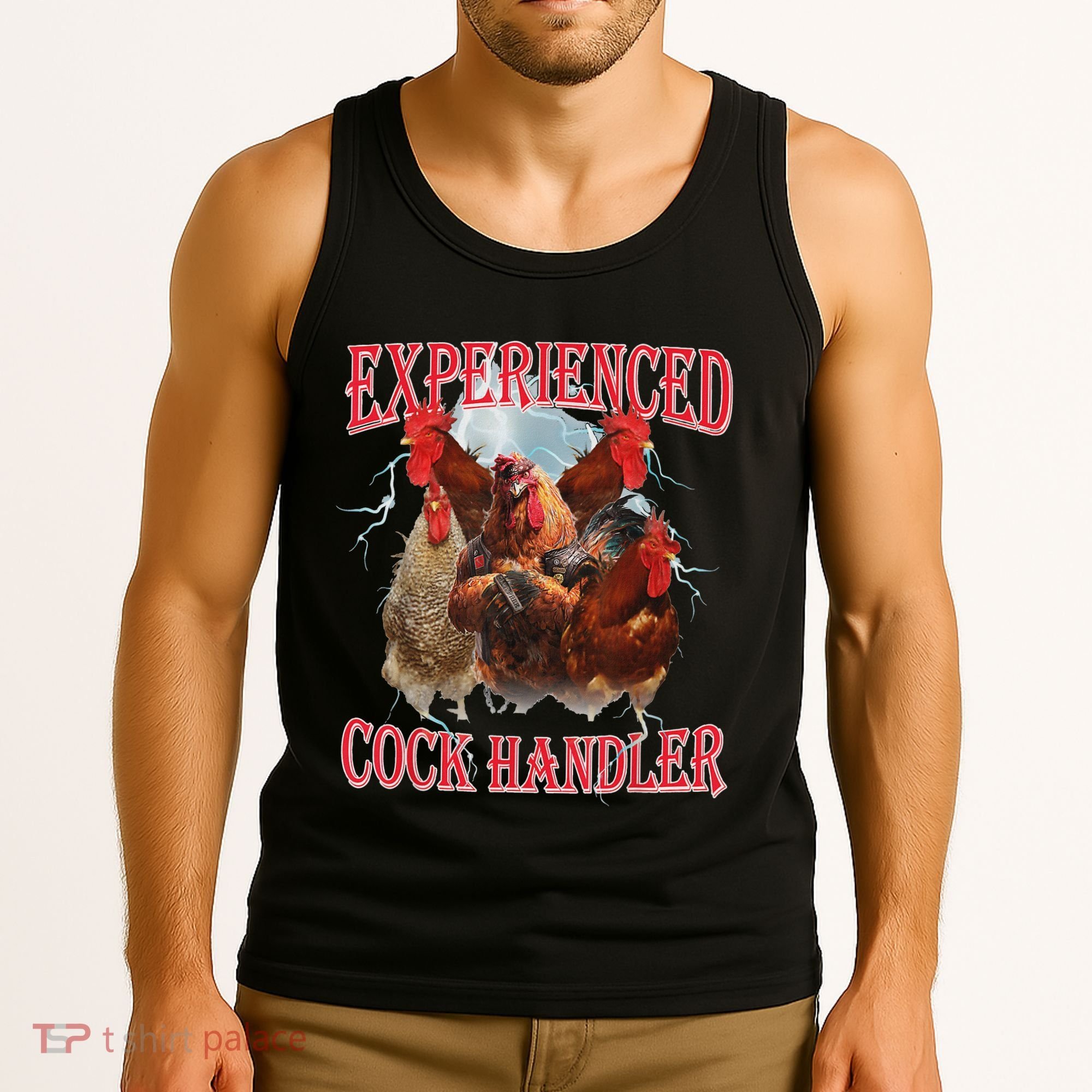 Experienced Cock Handler Funny Oddly Specific Dank Meme Tank Top